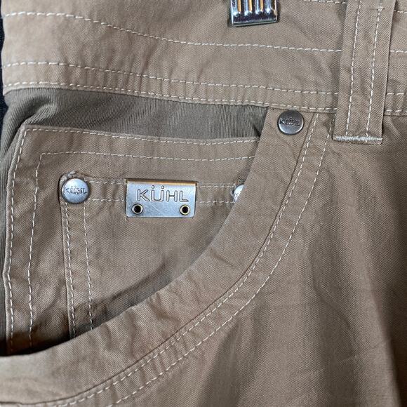 Kuhl Mens Pants Tan Patent Pending Straight Leg Hiking Outdoor Stretch 38x32 - Picture 15 of 16
